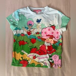 Dolls Kill Strawberry Shortcake baby tee